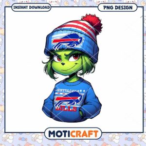 Grinch Buffalo Bills PNG Design