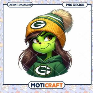 Green Bay Packers Furry Girl PNG