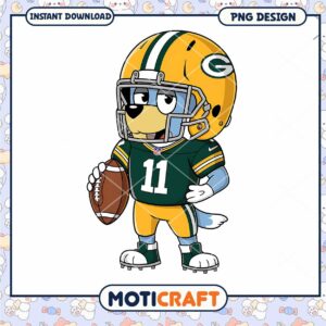 Green Bay Packers Dog PNG Mascot