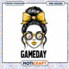 Gameday Girl Steelers PNG Design