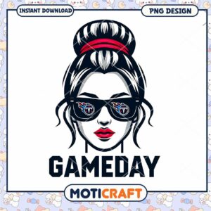 Gameday Girl PNG Instant Download