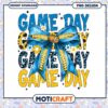 Game Day PNG Design with Football Bow Instant Download Craft