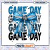 Game Day PNG Design with Blue Bow for Sports Fans and Events