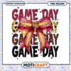 Game Day Bow PNG Sublimation Design