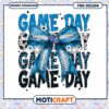 Game Day Bow PNG Design Instant Download