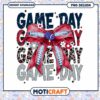 Game Day Bow Design PNG for Instant Download and Fun Crafts