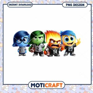 Fun Emotions Character Team PNG Design Instant Download Set