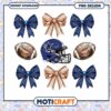 Football Bow PNG Design Instant Download 2 Football Bow PNG Design Instant Download