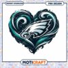 Eagles Heart PNG Design Instant Download