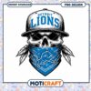 Detroit Lions Skull PNG Design 2 Detroit Lions Skull PNG Design