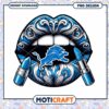 Detroit Lions Lips PNG Design 1 Detroit Lions Lips PNG Design