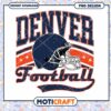 Denver Football Helmet PNG Design