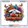 Denver Broncos Floral PNG Sublimation