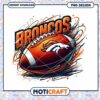 Denver Broncos Football PNG Design 2 Denver Broncos Football PNG Design