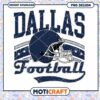 Dallas Football Helmet PNG Design
