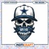 Dallas Cowboys Skull PNG Design