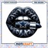 Dallas Cowboys Lips PNG Design