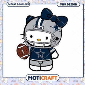 Dallas Cowboys Hello Kitty PNG