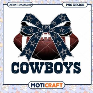 Dallas Cowboys Football Bow PNG
