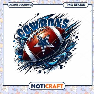 Dallas Cowboys Football PNG Design
