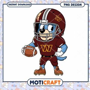 Cute Football Dog Mascot PNG Design