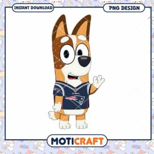 Cute Dog PNG Patriots Jersey Design