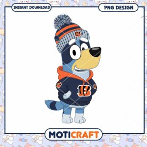 Cute Dog Bengals Fan PNG