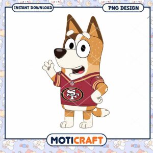 Cute Cartoon Dog PNG San Francisco 49ers