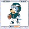 Cute Cartoon Dog in Football Uniform PNG Instant Download Design