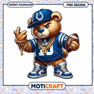 Cool Gangsta Teddy Bear PNG