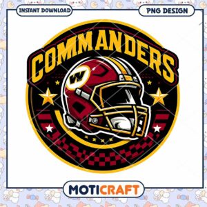 Commanders Football Helmet PNG Logo