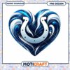 Colts Heart PNG Design Instant Download 1 Colts Heart PNG Design Instant Download