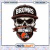Cleveland Browns Skull PNG Design