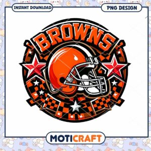 Cleveland Browns Helmet PNG Design
