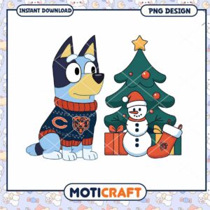 Christmas Dog PNG Design Instant Download