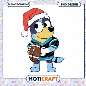 Christmas Carolina Panthers Puppy PNG