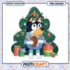 Christmas Bluey PNG Football Player Design 1 Christmas Bluey PNG Football Player Design