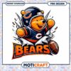 Chicago Bears Winnie the Pooh PNG