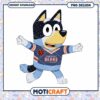 Chicago Bears Bluey PNG Design