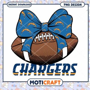 Chargers Football PNG Sublimation Design