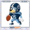 Cartoon Titans Football Mascot PNG