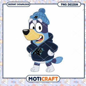 Cartoon Dog Carolina Panthers PNG
