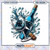 Carolina Panthers Wine PNG Design