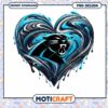 Carolina Panthers Heart PNG Design 2 Carolina Panthers Heart PNG Design
