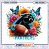 Carolina Panthers Floral PNG Sublimation 1 Carolina Panthers Floral PNG Sublimation