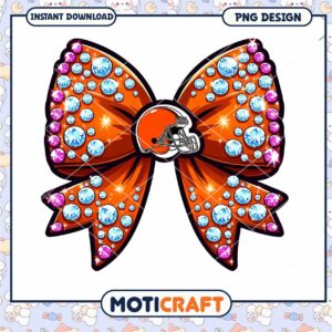 Brownies Rhinestone Bow PNG Design