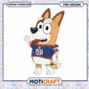 Bluey NY Giants PNG Design Instant Download