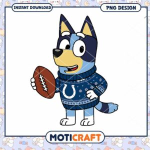 Bluey Football PNG Instant Download