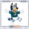 Bluey Eagles PNG Mascot Design