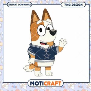 Bluey Cowboy PNG Design Instant Download